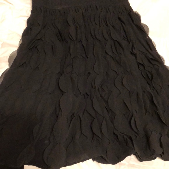 Diane von Furstenberg black scalloped dress - Picture 3 of 6